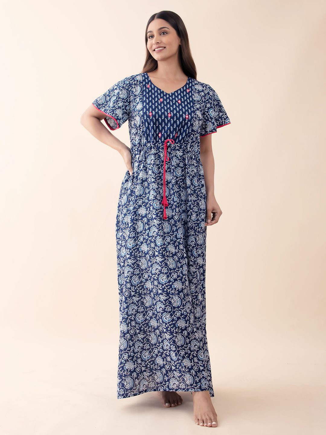 Multi-Colored Fashion Nightdress main image 1