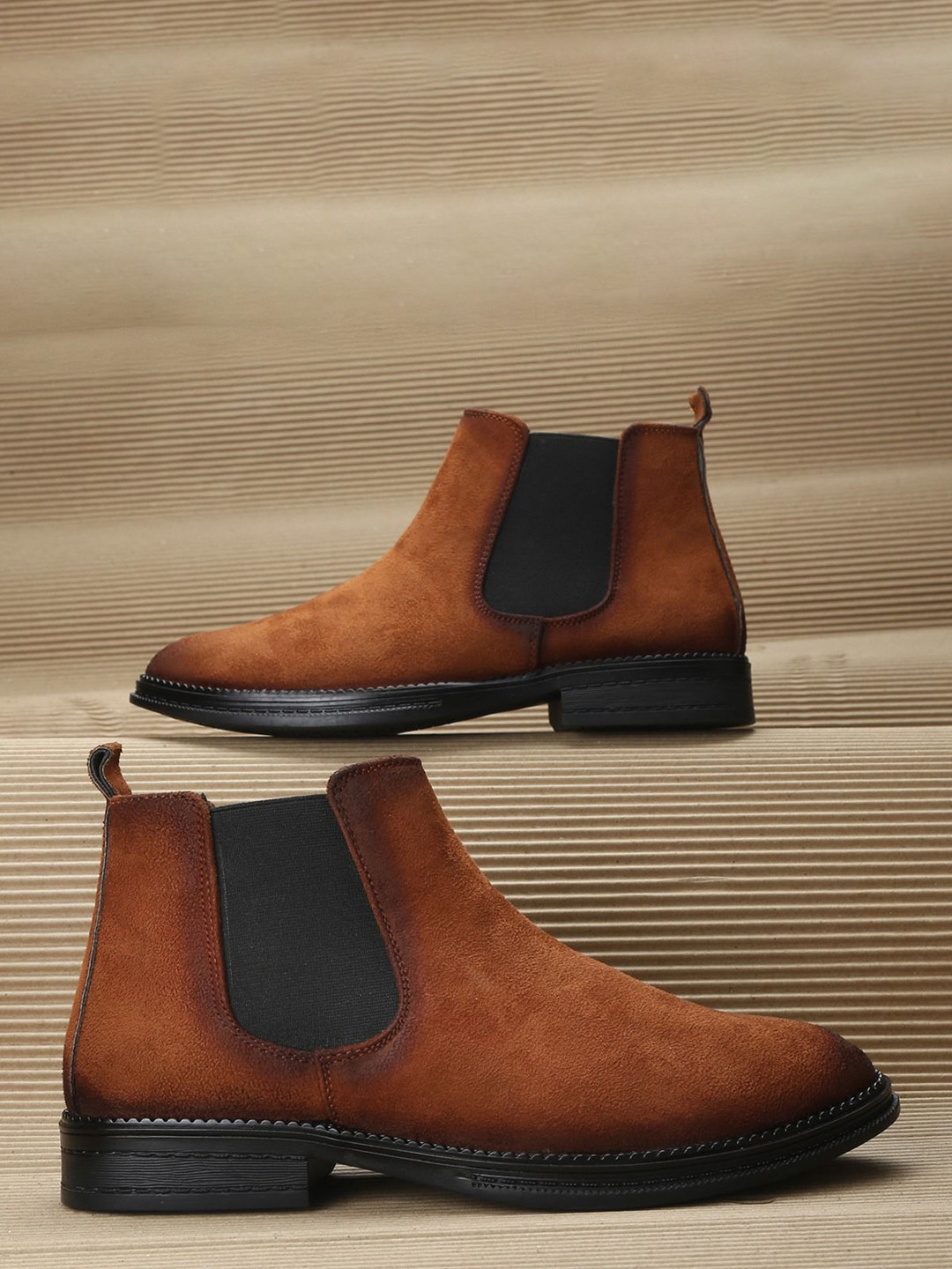Chelsea Field Boot Buy Field Care Men Velvet Round Toe Mid Top Slip On Chelsea Boots ...