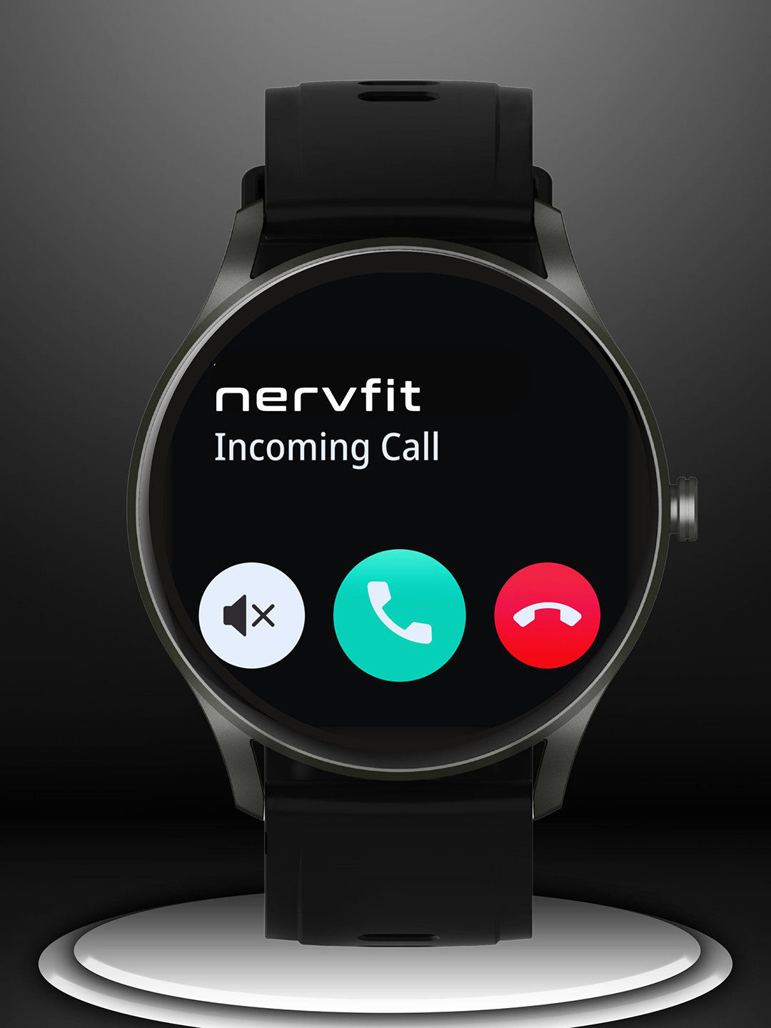 Buy Nervfit Unisex ACTIV Smart Watch With HD Screen ACTIV BLACK SIL ...