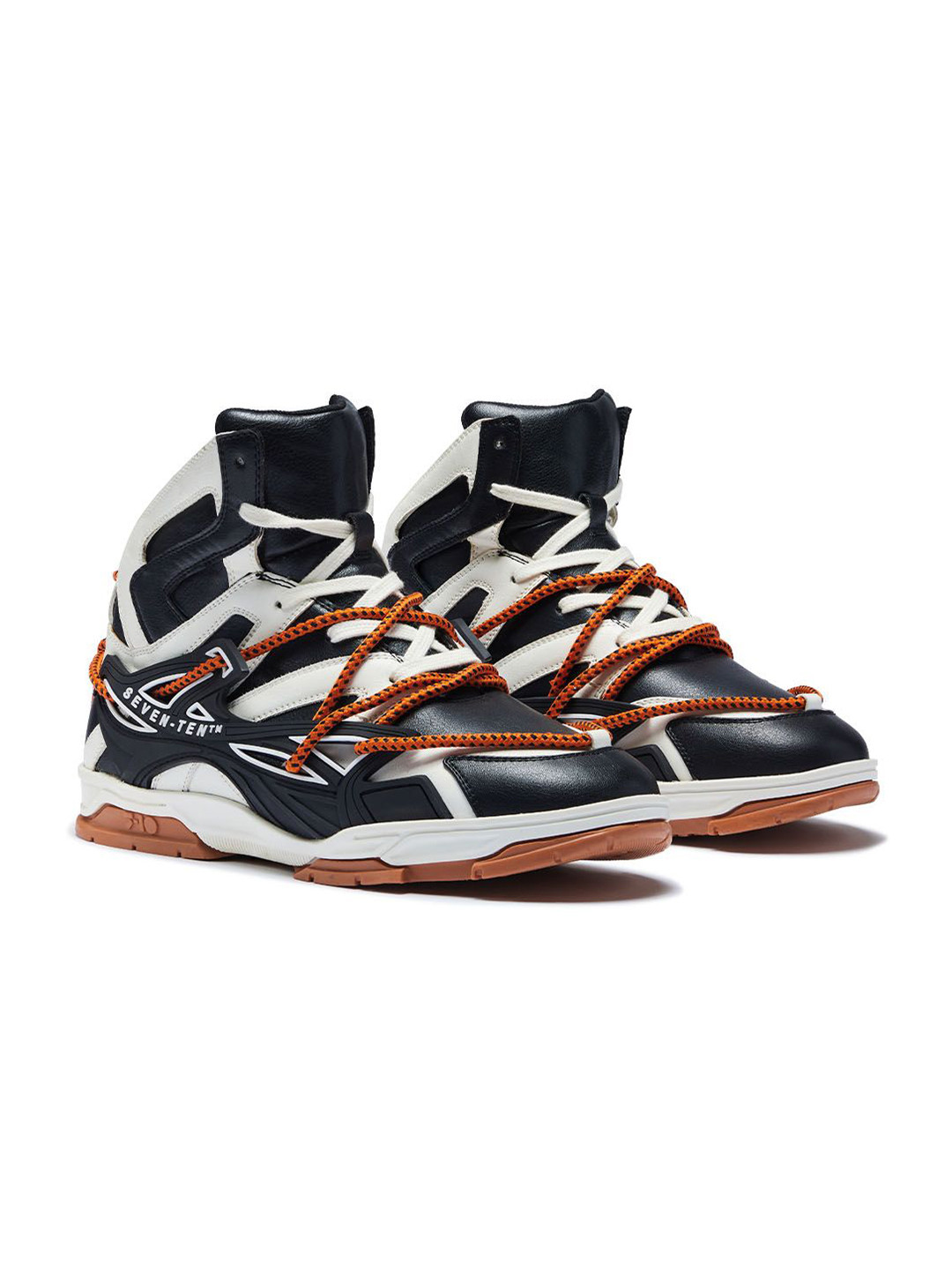 Buy 7 10 Men Colourblocked PU Sneakers - Casual Shoes for Men 32387043 ...