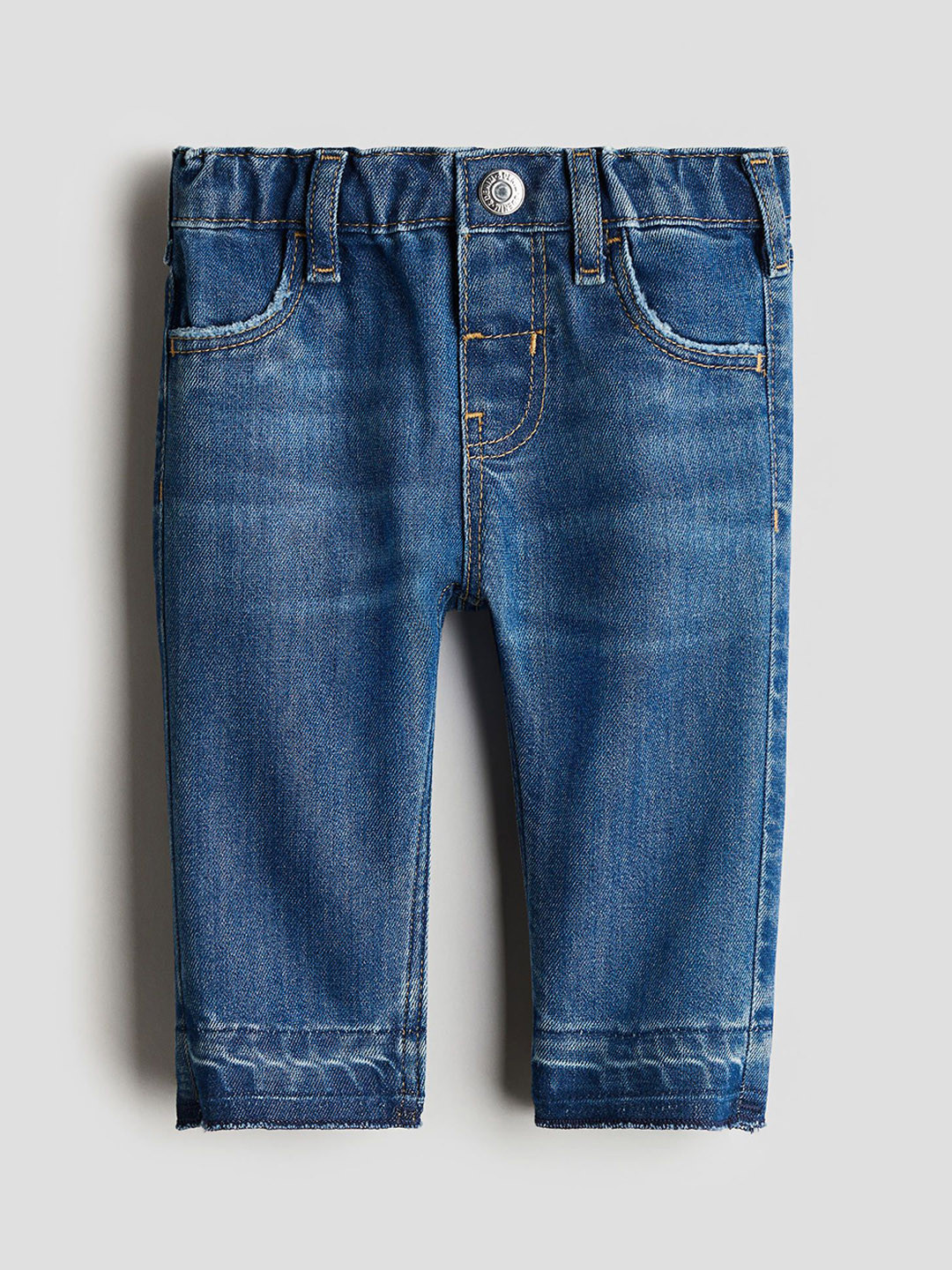 Elegant-Style Girls Embroidered Heart Pattern Jeans - Denim Trousers, All-Season Wear main image 1
