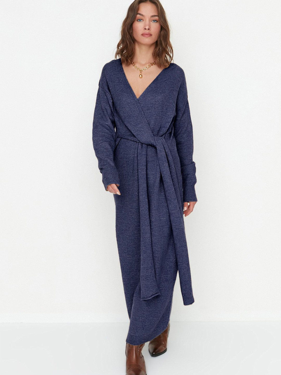 Trendyol Maxi Standard Regular Dress Vestido Para Mujer