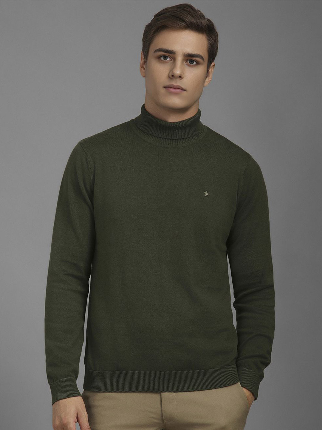 Philippe Model Orange Printed Long Sleeves Pullover Sweater main image 1