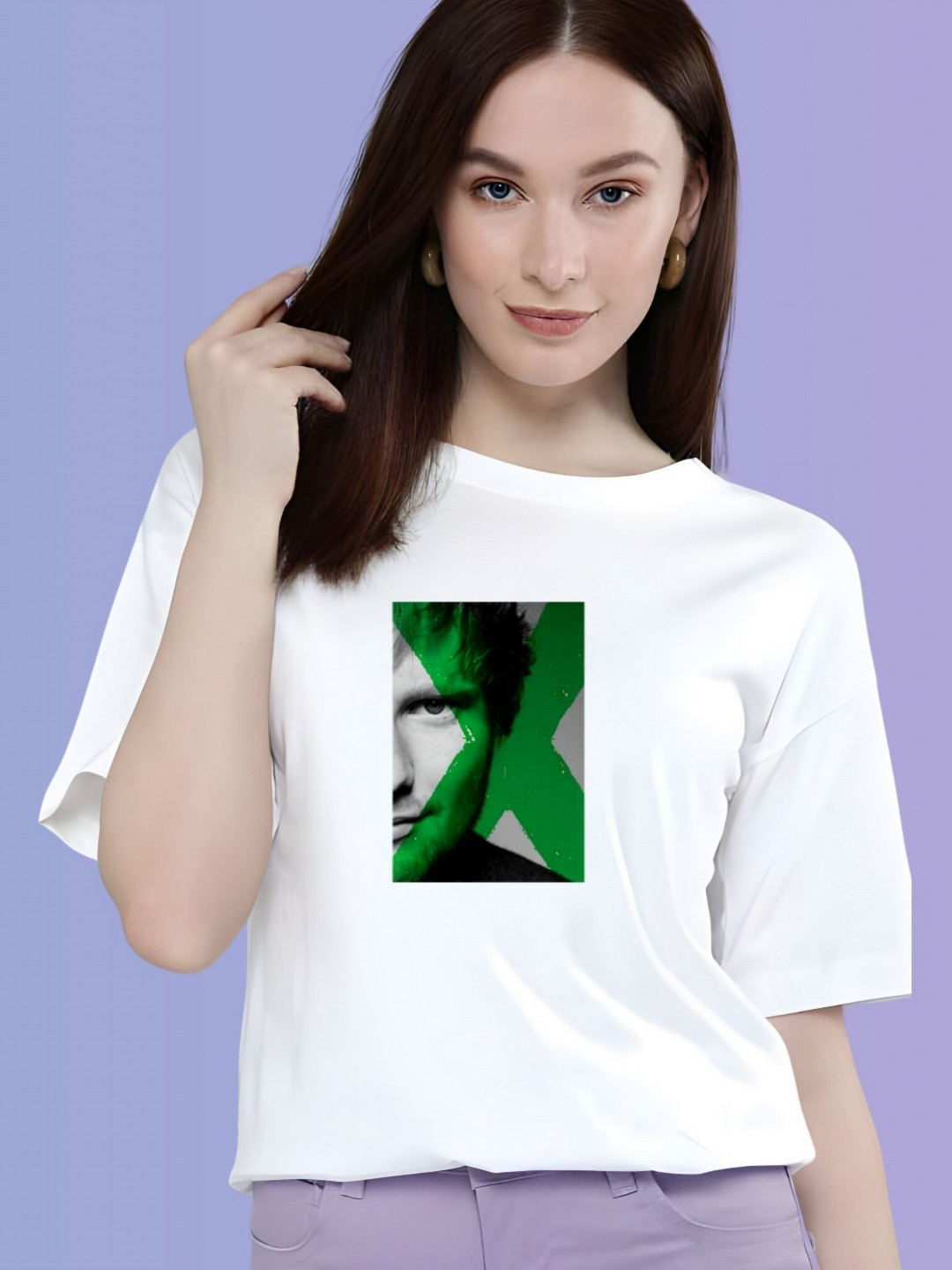 Graphic Print T-Shirt for Women | Soft Cotton, Casual Fit, Breathable & Comfortable