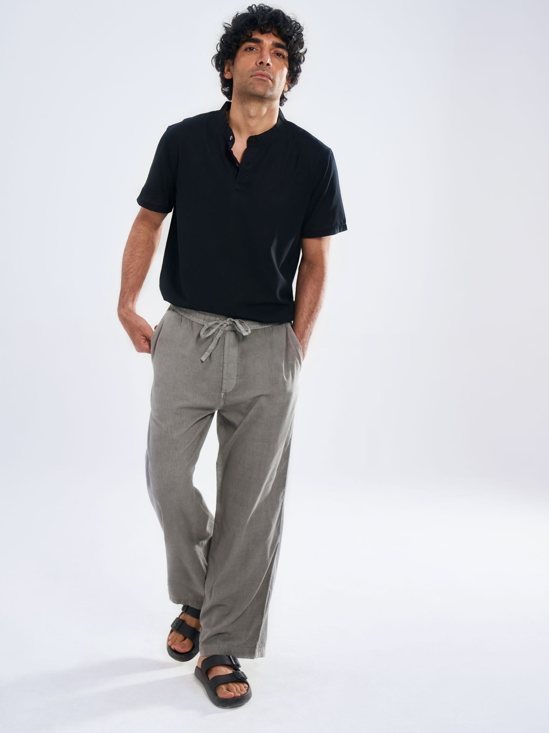 Terra Q Trousers in Quadretto Blue