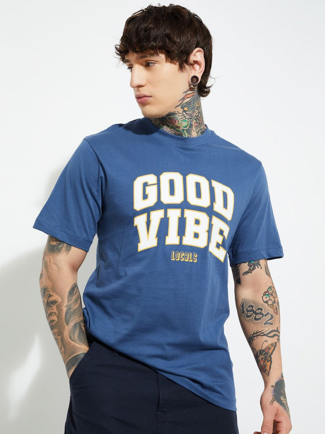 Buy Max Typography Printed Pure Cotton T Shirt - Tshirts for Men ...