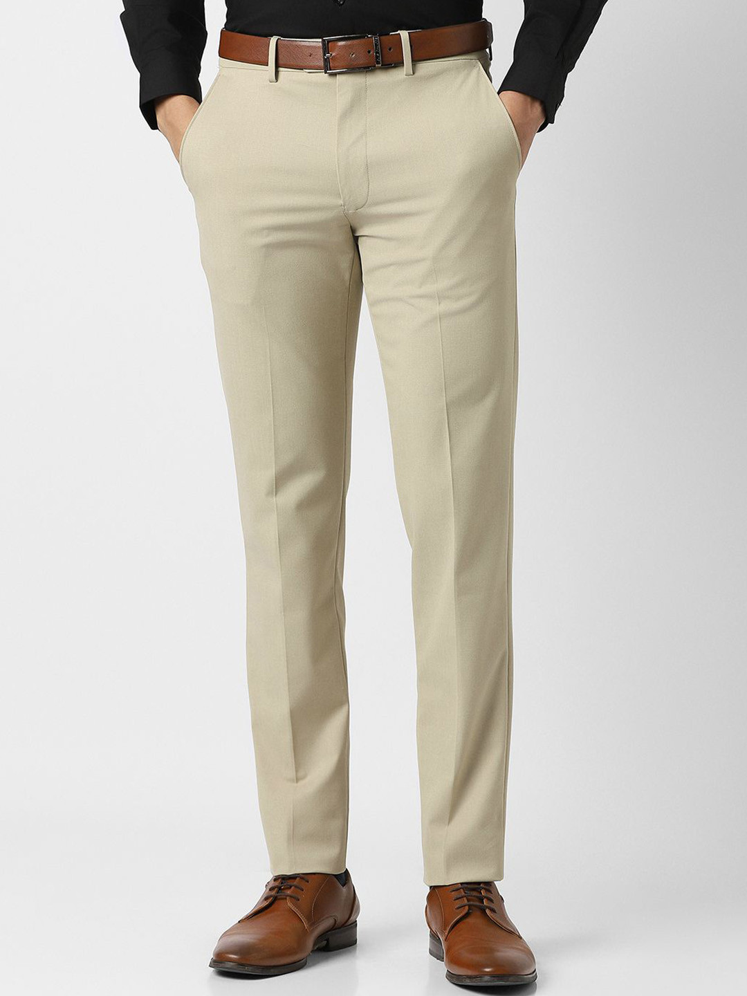 Mens Dress Pants Regular Fit Haggar Men's ECLO Repreve Dress Pants - Pleat  Front, Machine Washable, Hidden Expandable Waist Recycled Polyester Trousers