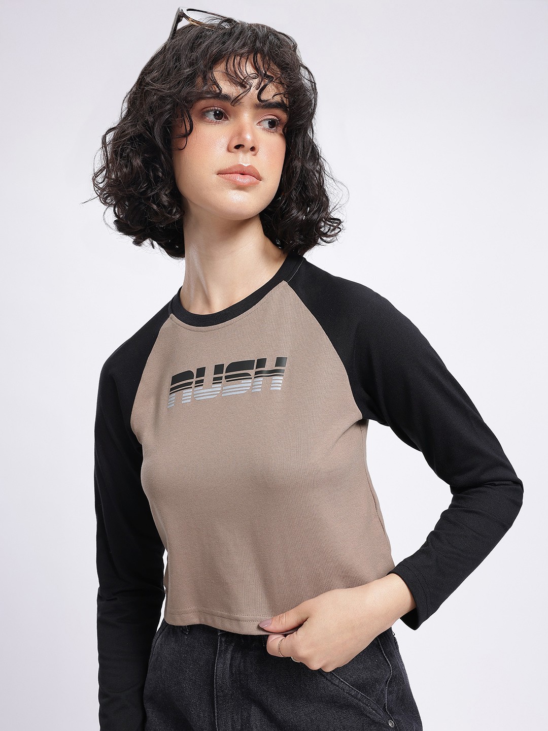 Buy Glitchez Raglan Breathable T Shirt - Tshirts for Women 31338663 ...