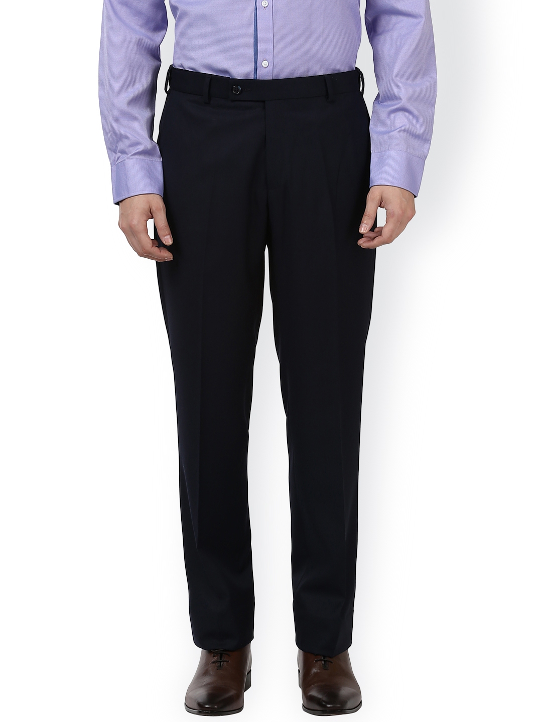 blue formal trousers