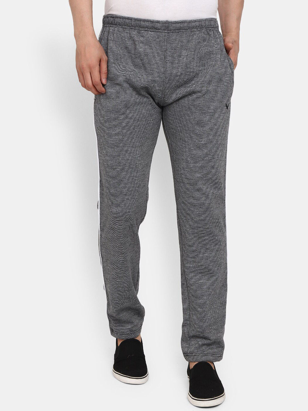 Gianmarco Venturi Grigio Cotton Men's Track Pant