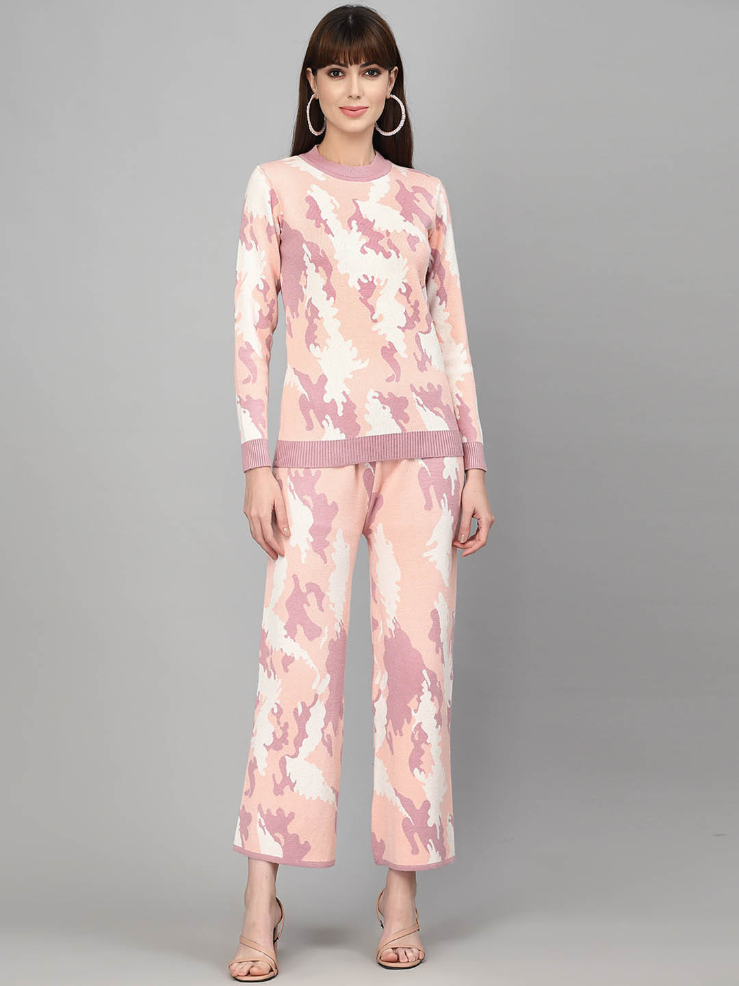 Buy BROOWL Women Purple Printed Co Ords Set Co Ords for Women