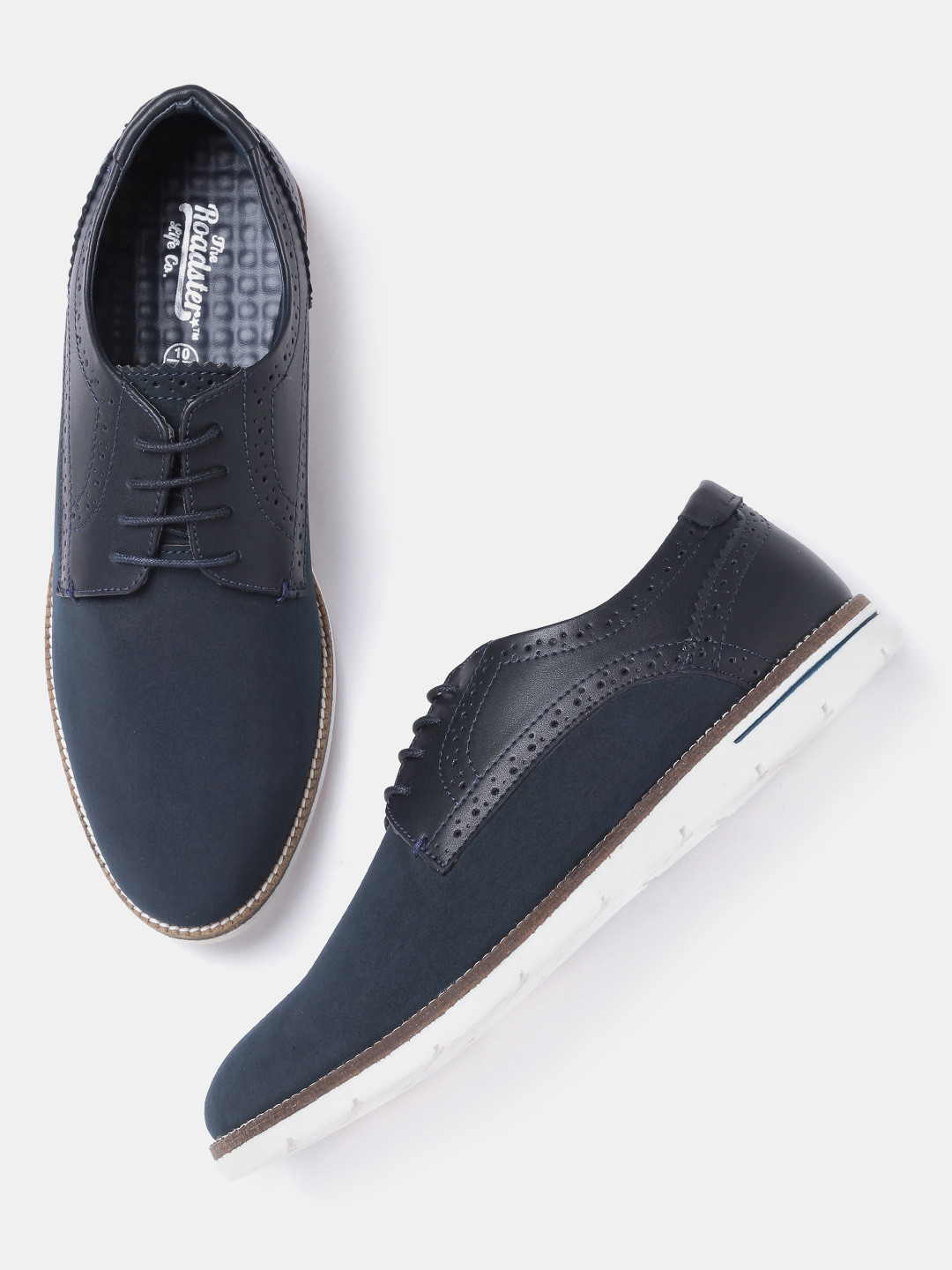 Buy Roadster Men Navy Derbys Casual Shoes for Men 2028446 Myntra