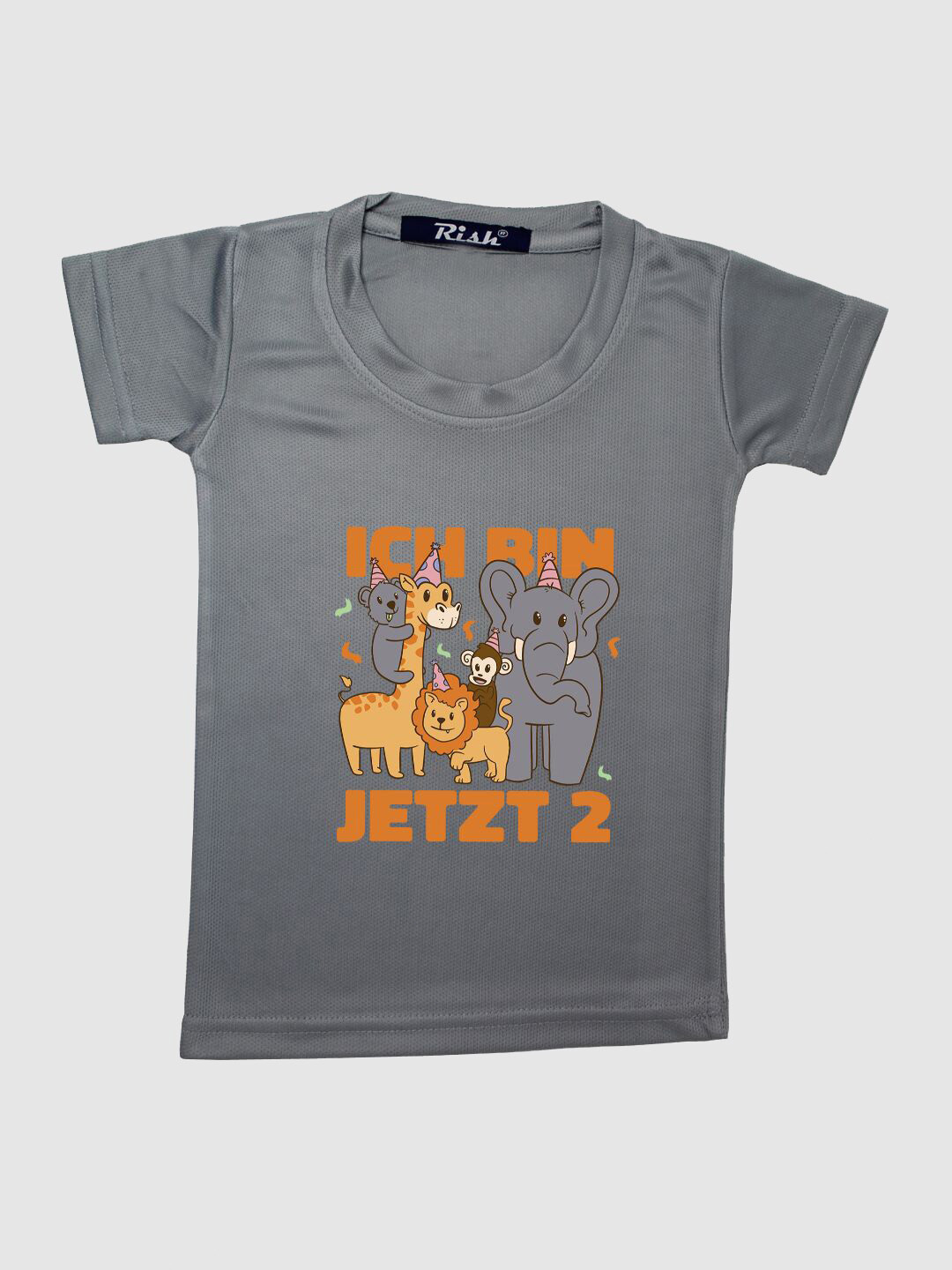 Buy RISH Boys Grey Printed T Shirt - Tshirts for Boys 20290562 | Myntra