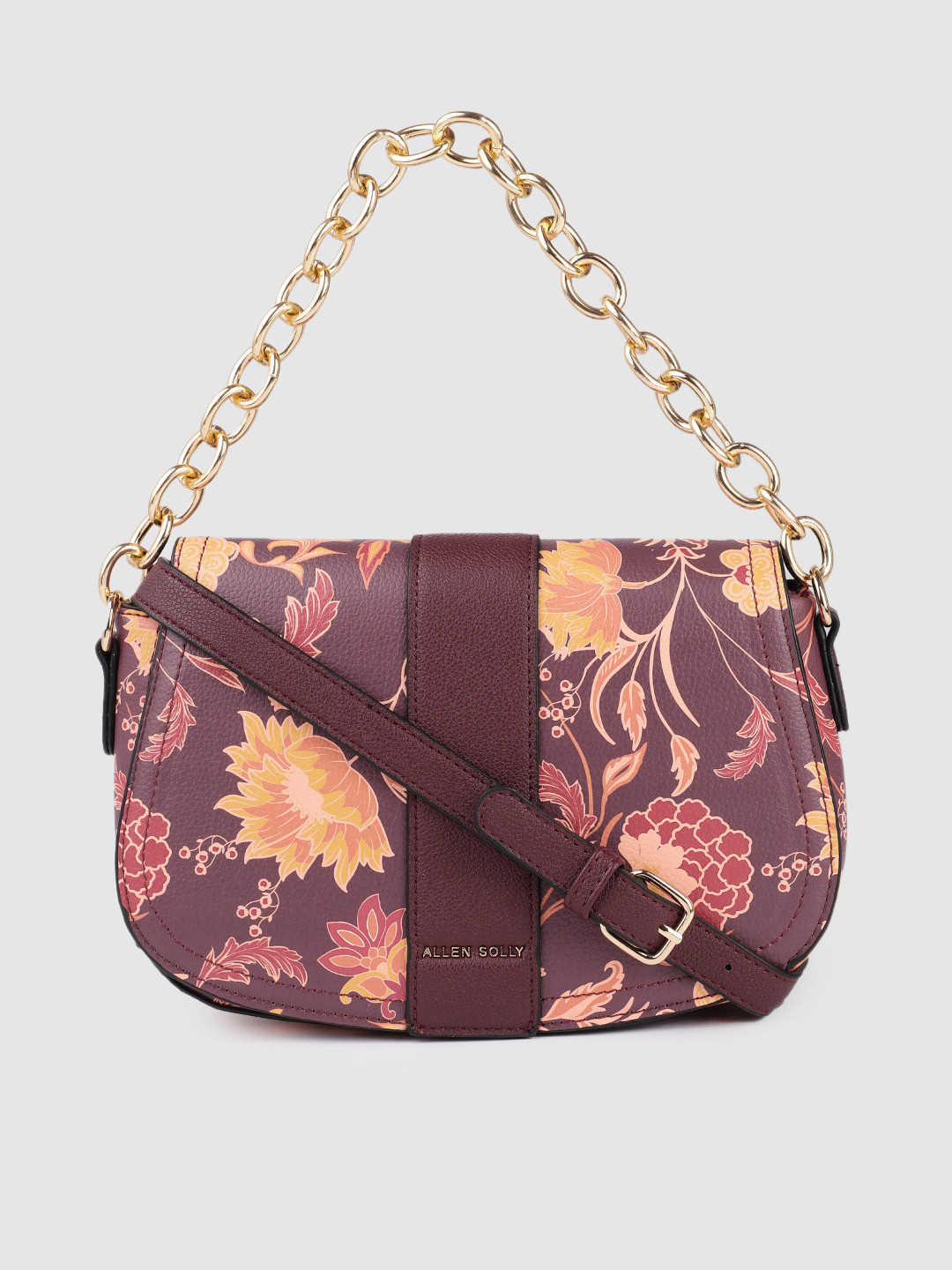 Buy Allen Solly Multicoloured Printed Satchel Handbags for Women