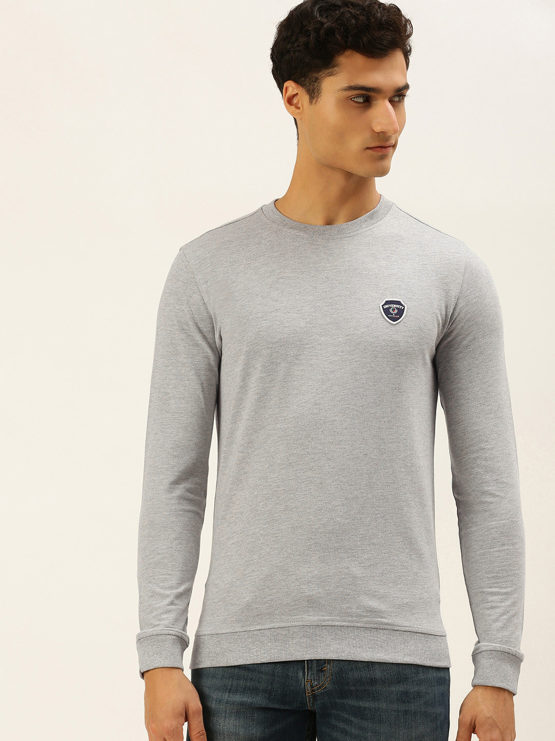 Peter england grey sweatshirt Outlet