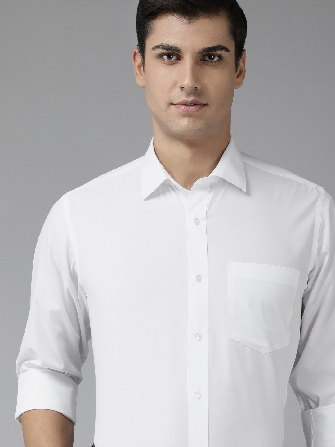 Buy Van Heusen Men White Formal Shirt Shirts for Men 20300654 Myntra