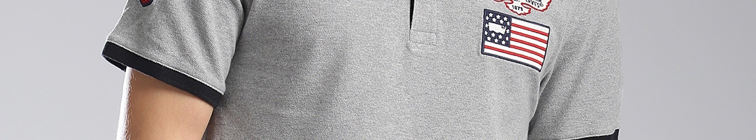 Buy Levis Men Grey Melange Solid Polo Collar T Shirt - Tshirts for Men ...