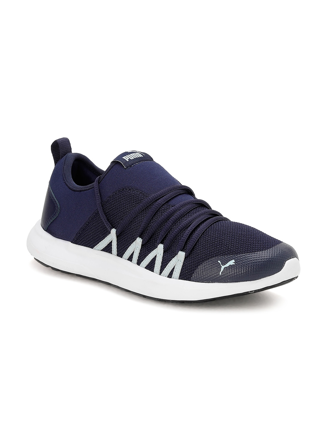 Buy Puma Women Navy Blue Woven Design Slip On Sneakers - Casual Shoes ...