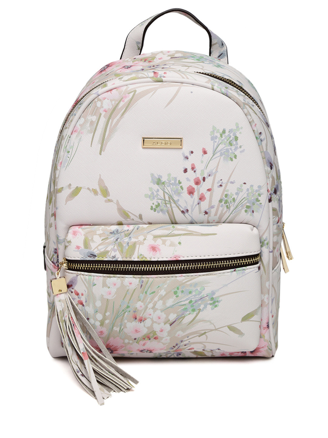 Buy ALDO Women Off White Floral Print Backpack Backpacks for Women