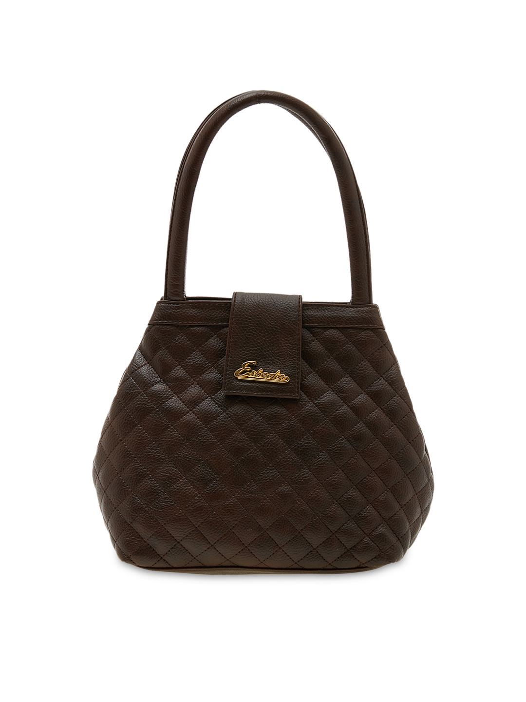 Buy ESBEDA Brown Quilted Handheld Bag Handbags for Women 2032954 Myntra