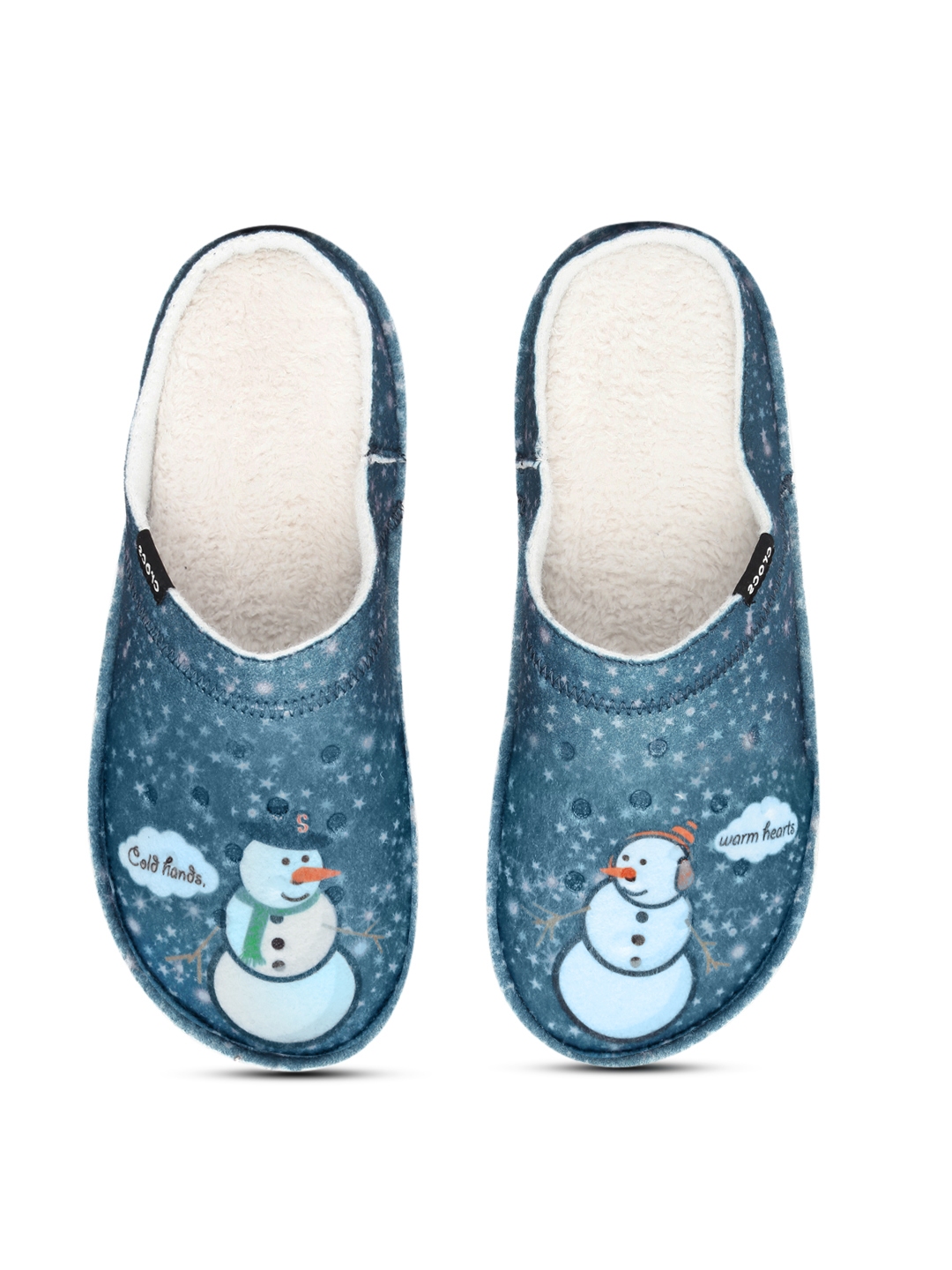 fleece flip flops