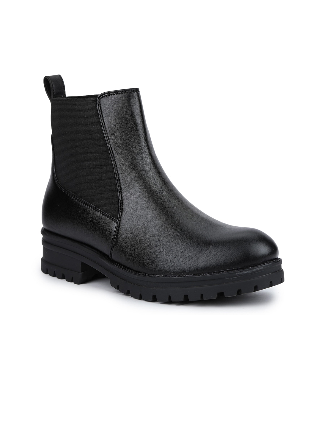 Buy GARDIN Women Black Solid Boots - Boots for Women 20334788 | Myntra