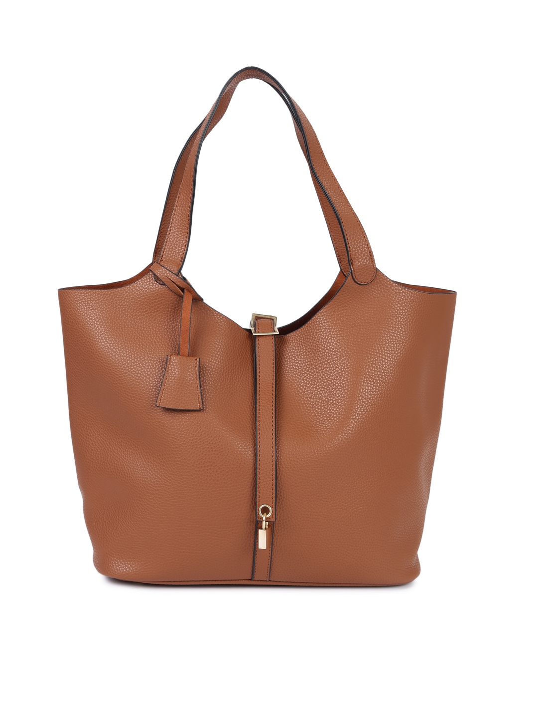 Buy Mast & Harbour Brown Solid Shoulder Bag With Pouch - Handbags for ...