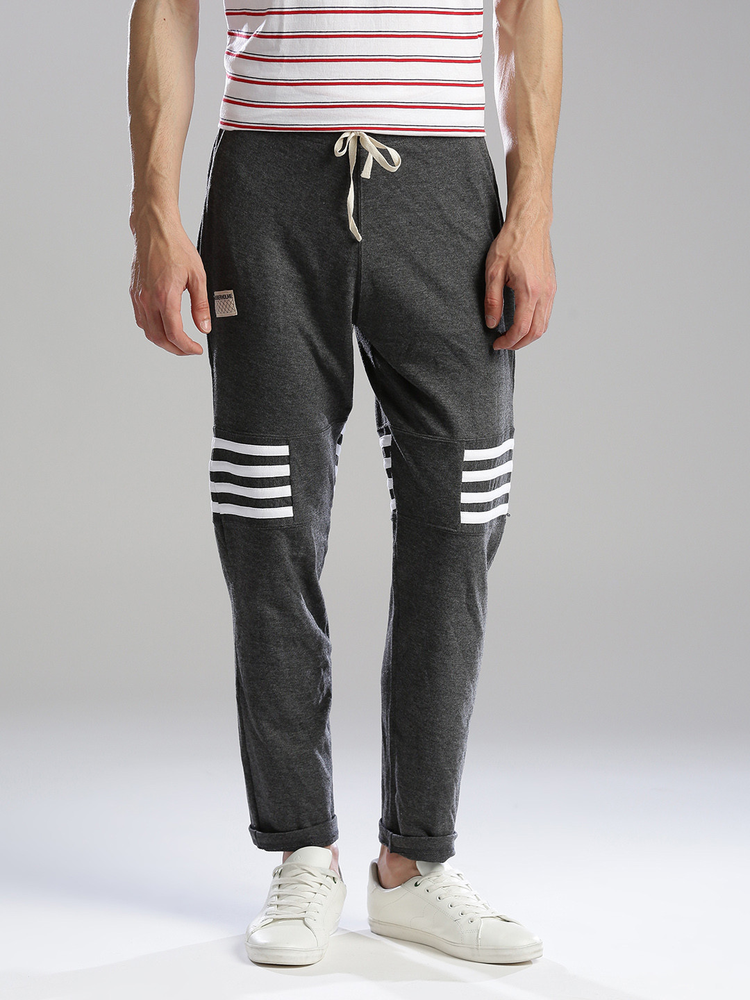 Buy Hubberholme Charcoal Grey Track Pants Track Pants for Men 2034717