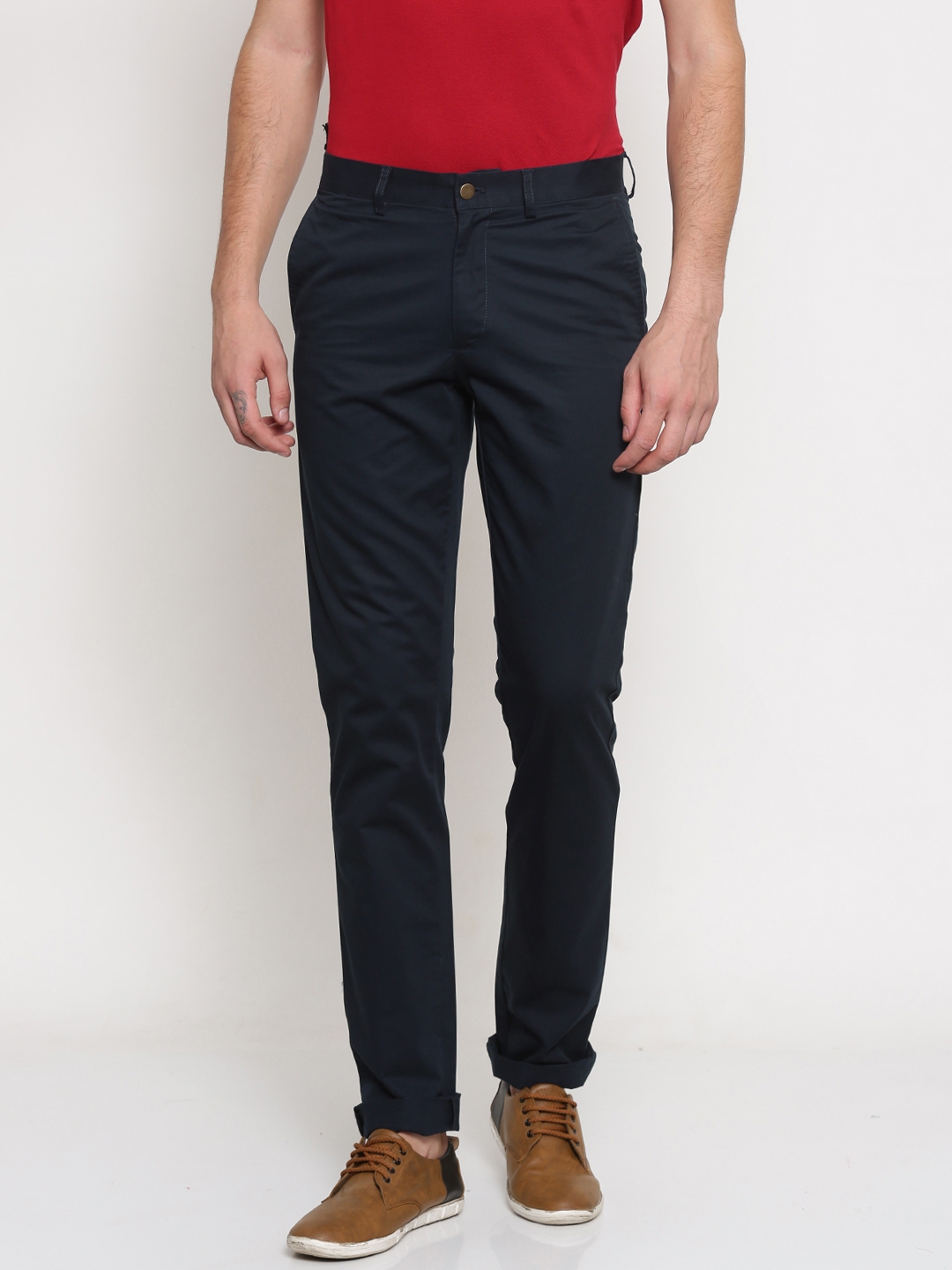navy blue chinos