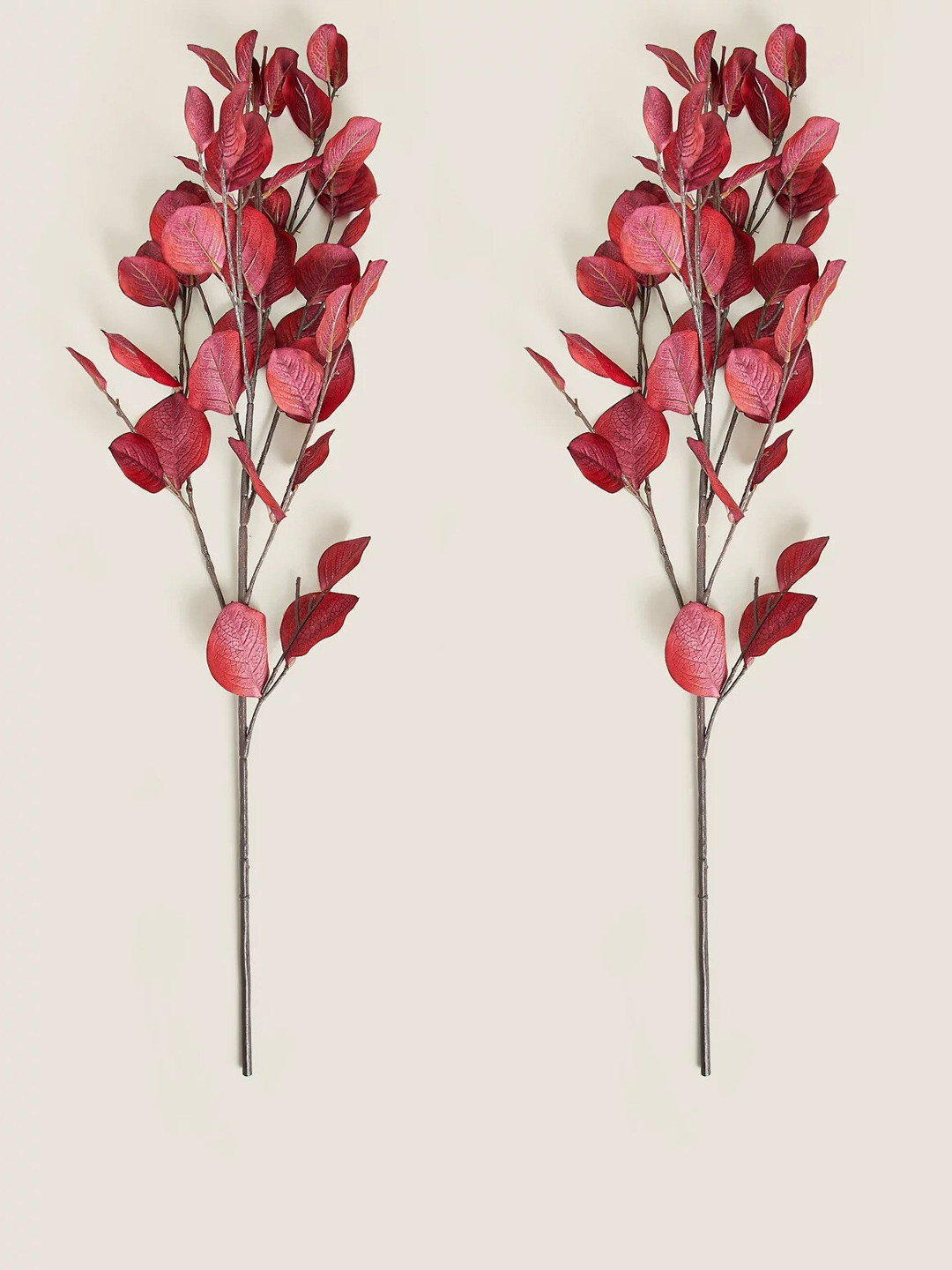 Buy Marks & Spencer Set Of 2 Red Artificial Flowers Stem Artificial Flowers And Plants for