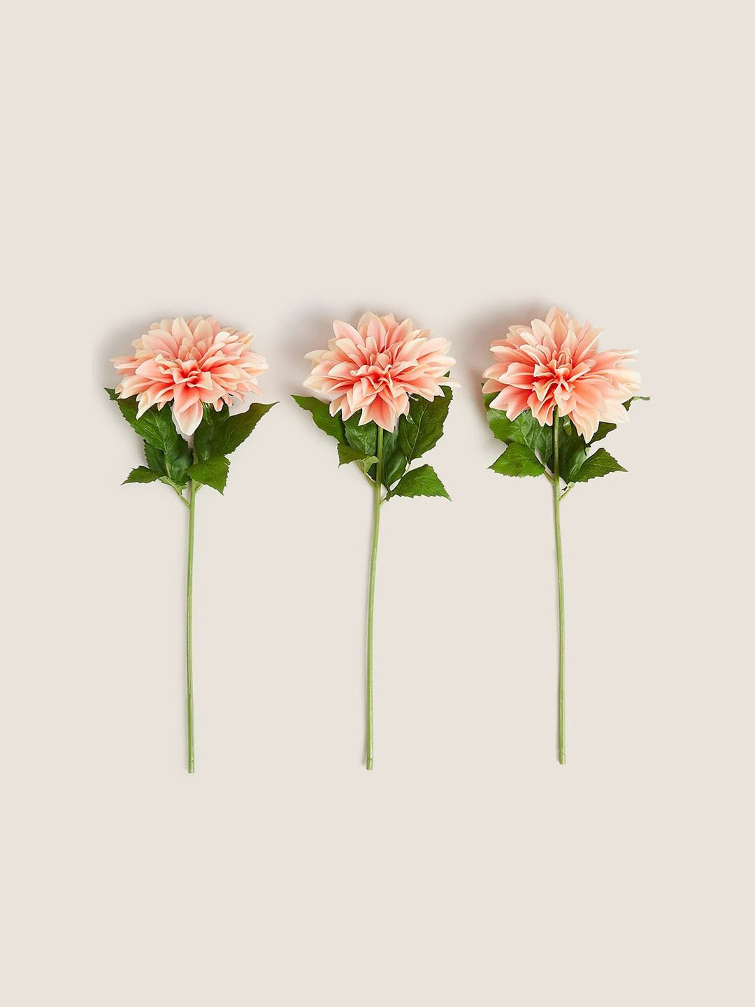 Buy Marks & Spencer Set Of 3 Pink Artificial Dahlia Flowers Artificial Flowers And Plants for