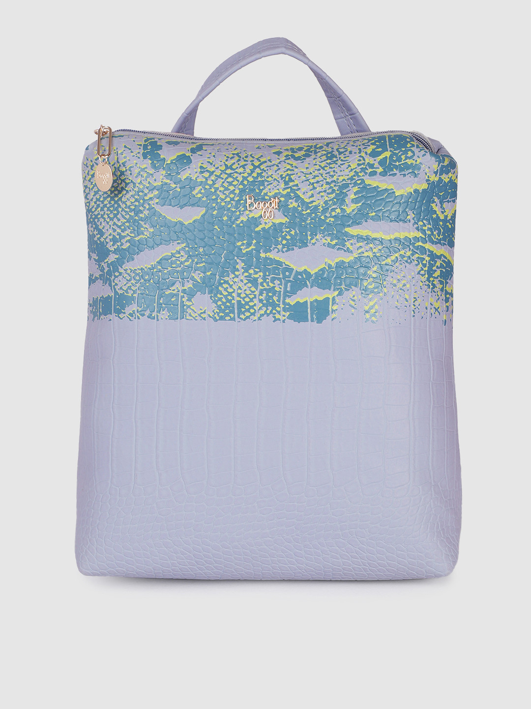 Buy Baggit Women Blue Printed Backpack - Backpacks for Women 20354774 ...
