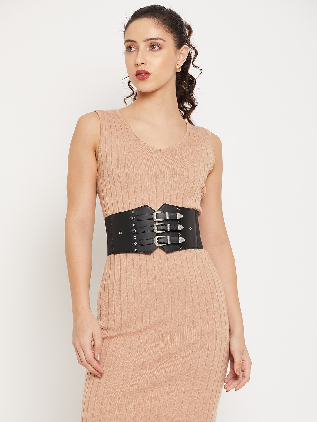 Buy Berrylush Women Black Embellished Belt Belts for Women 20356700