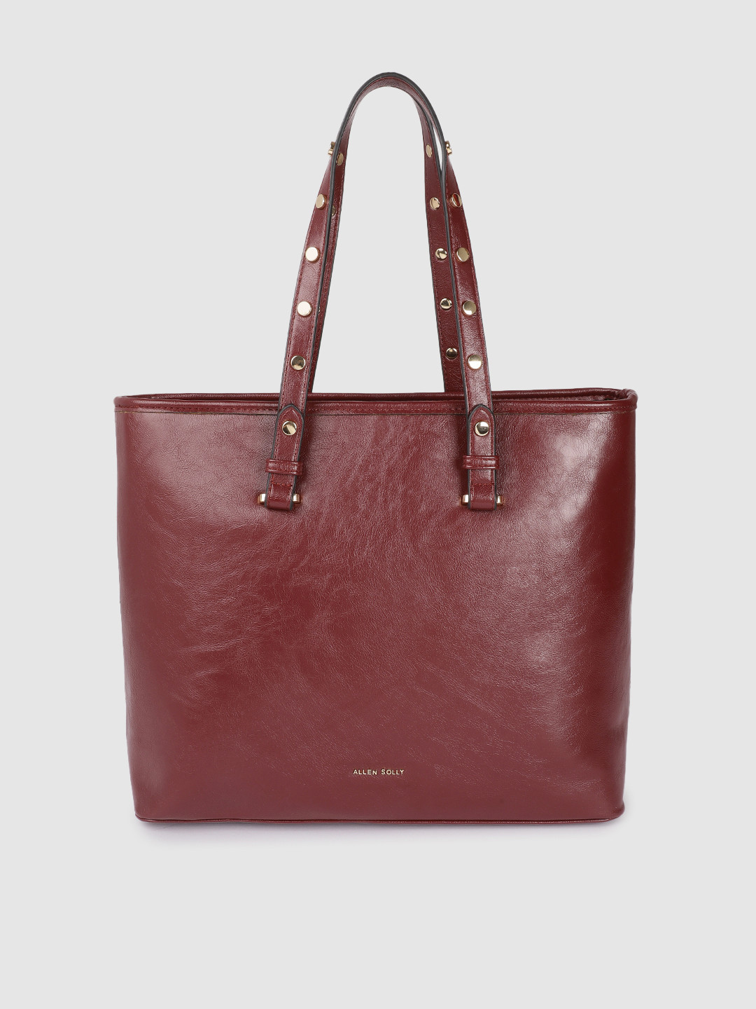 Buy Allen Solly Maroon Solid Shoulder Bag Handbags for Women 20358170