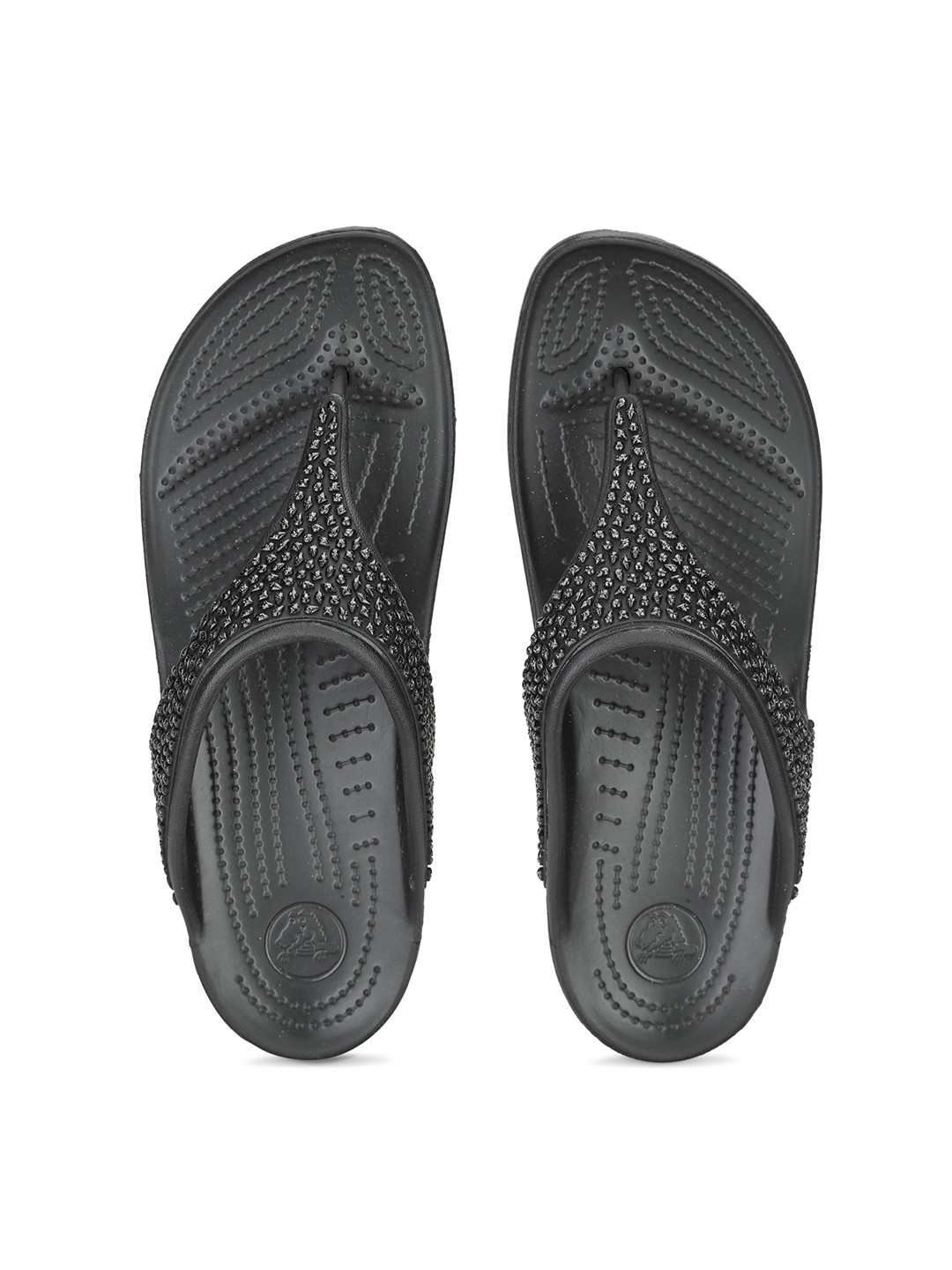 crocs sloane embellished flat