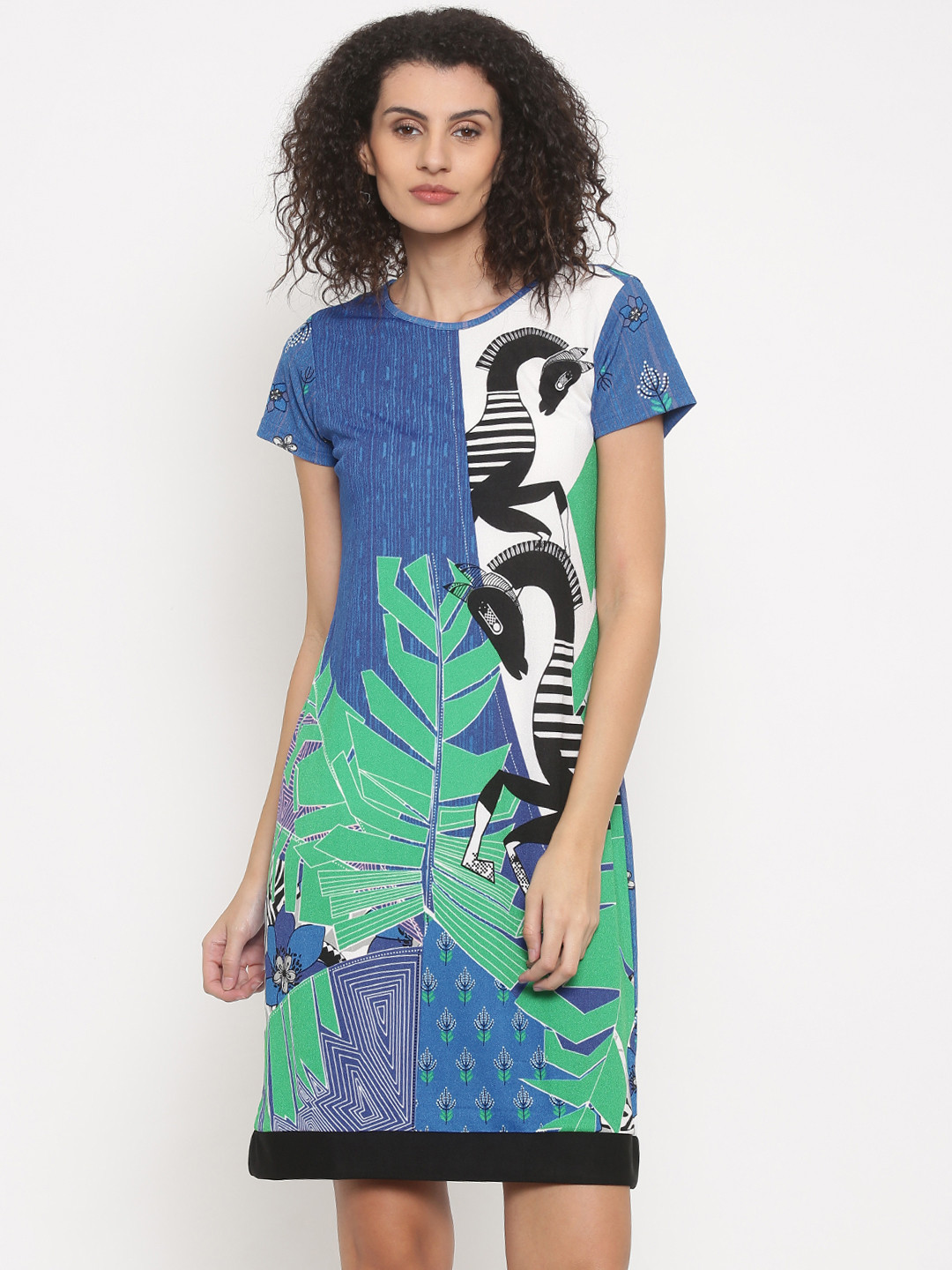 global desi blue maxi dress Buy Global Desi White & Blue Floral Print Gown for Women Online @ Tata CLiQ
