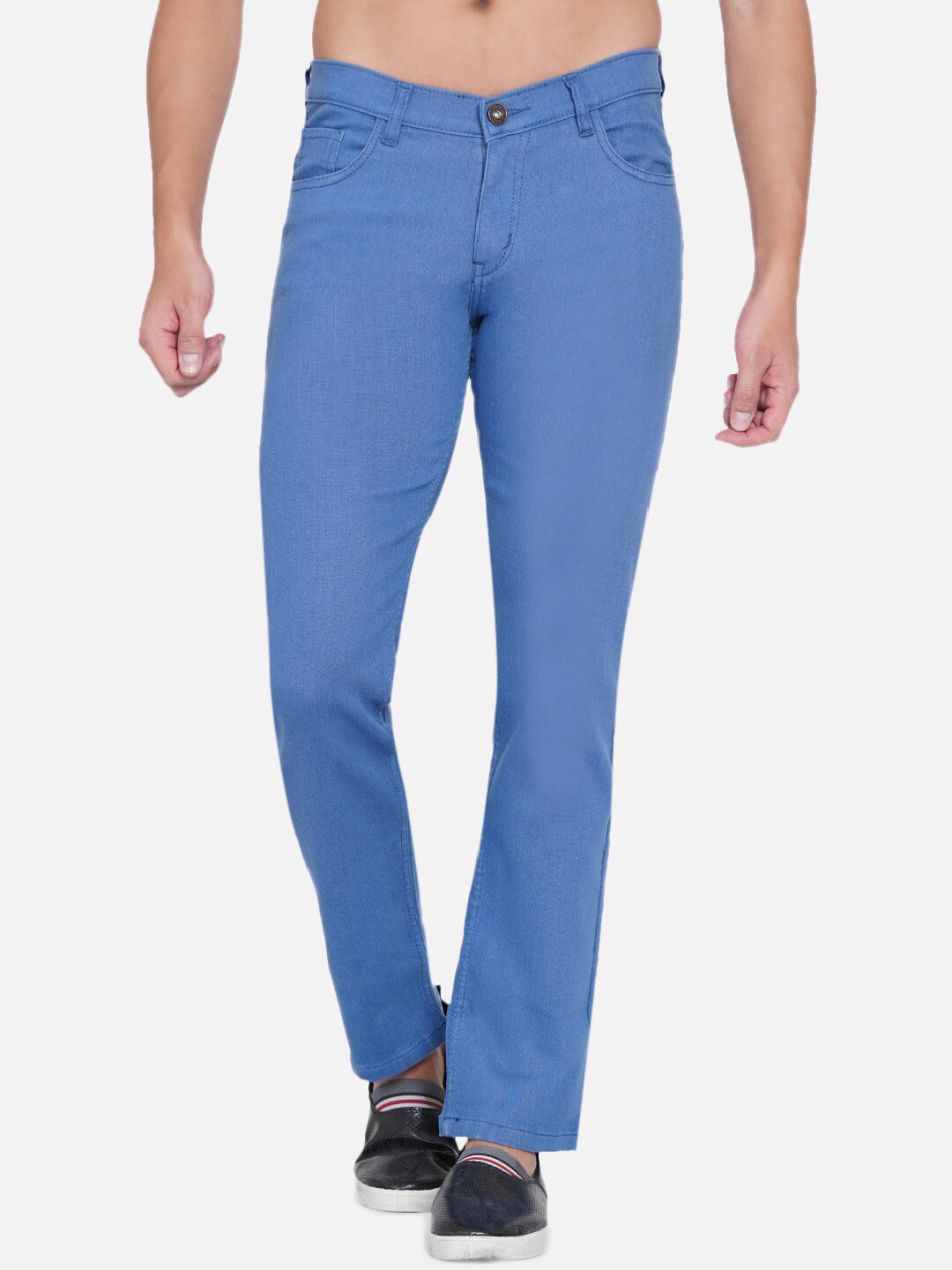 Buy Dais Men Blue Straight Fit Stretchable Jeans Jeans for Men