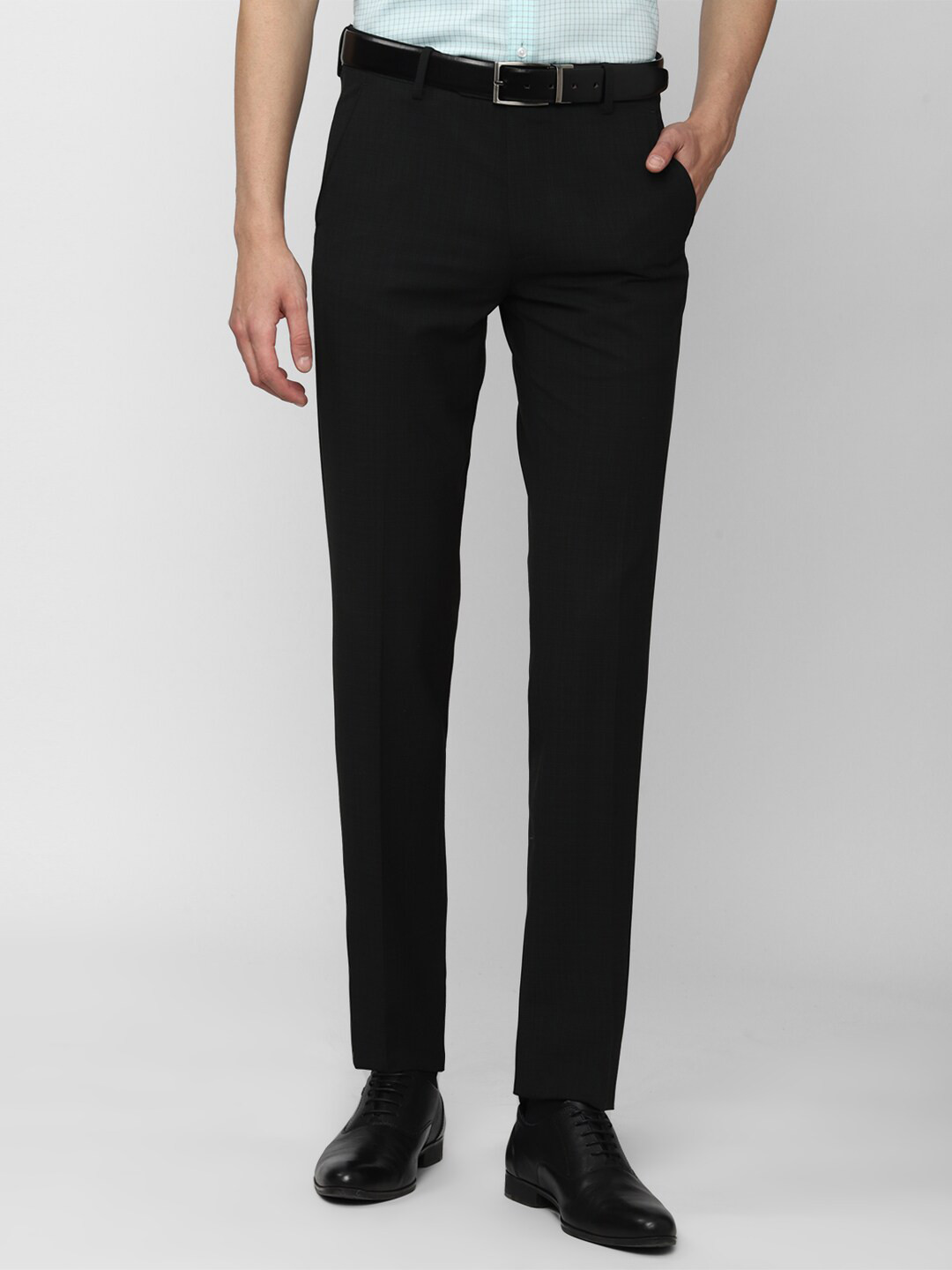 VogeLuxe | Men’s Slim Fit Flat-Front Dress Trousers