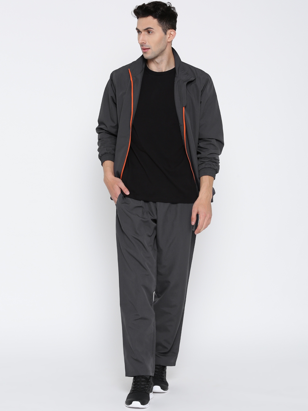 charcoal grey tracksuit bottoms