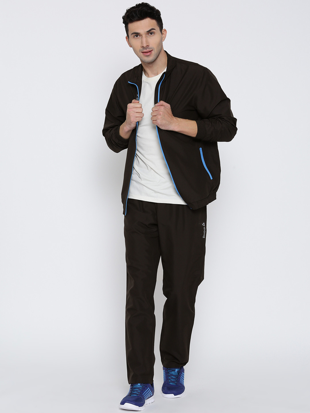 Buy Reebok Coffee Brown Essential Tracksuit Tracksuits for Men