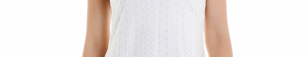 Buy 109F Women White Lace Sheath Dress - Dresses for Women 2037409 | Myntra