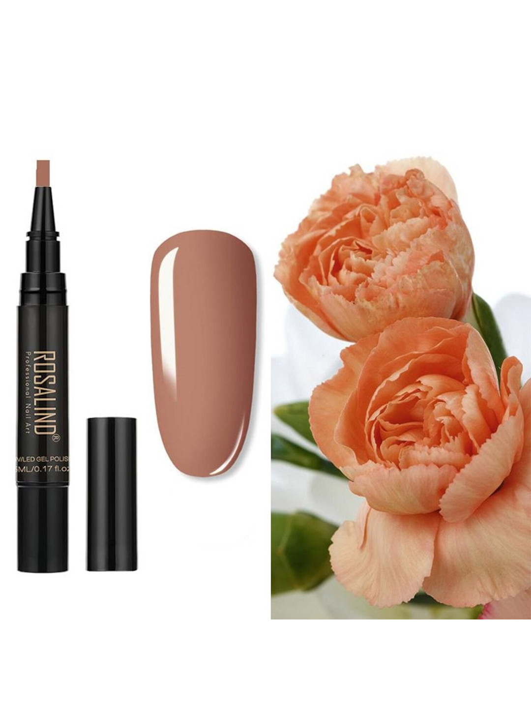 Buy ROSALIND UV LED Light To Cure Gel Pen Nail Polish 5 Ml Shade 16