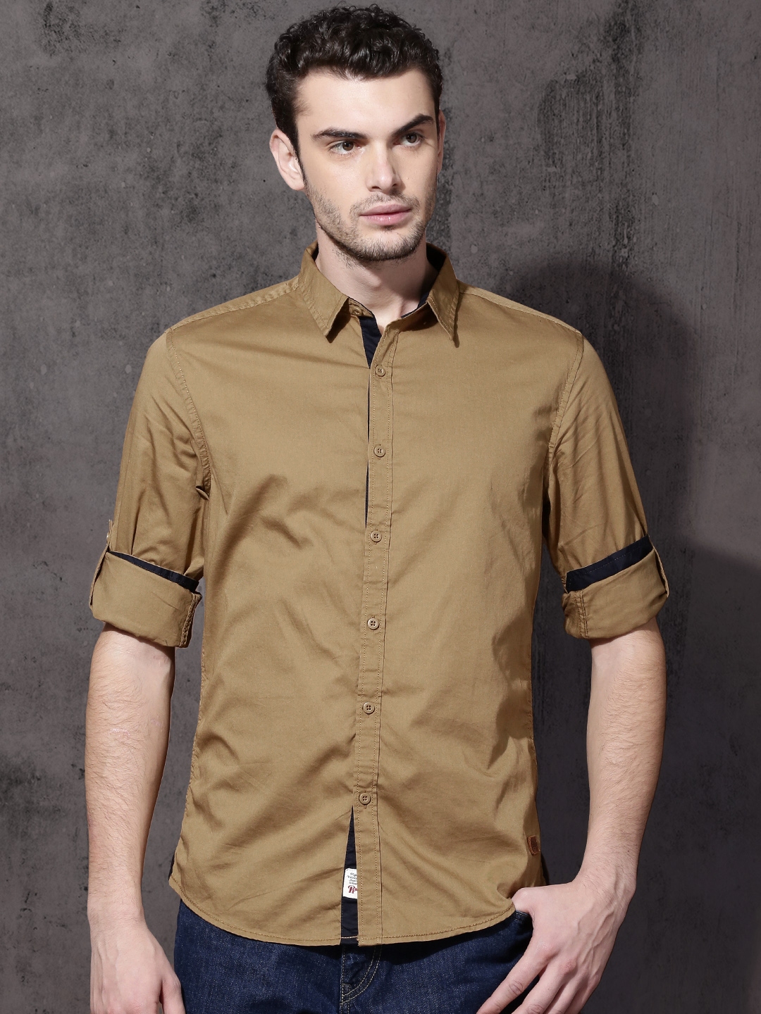 roadster khaki shirt