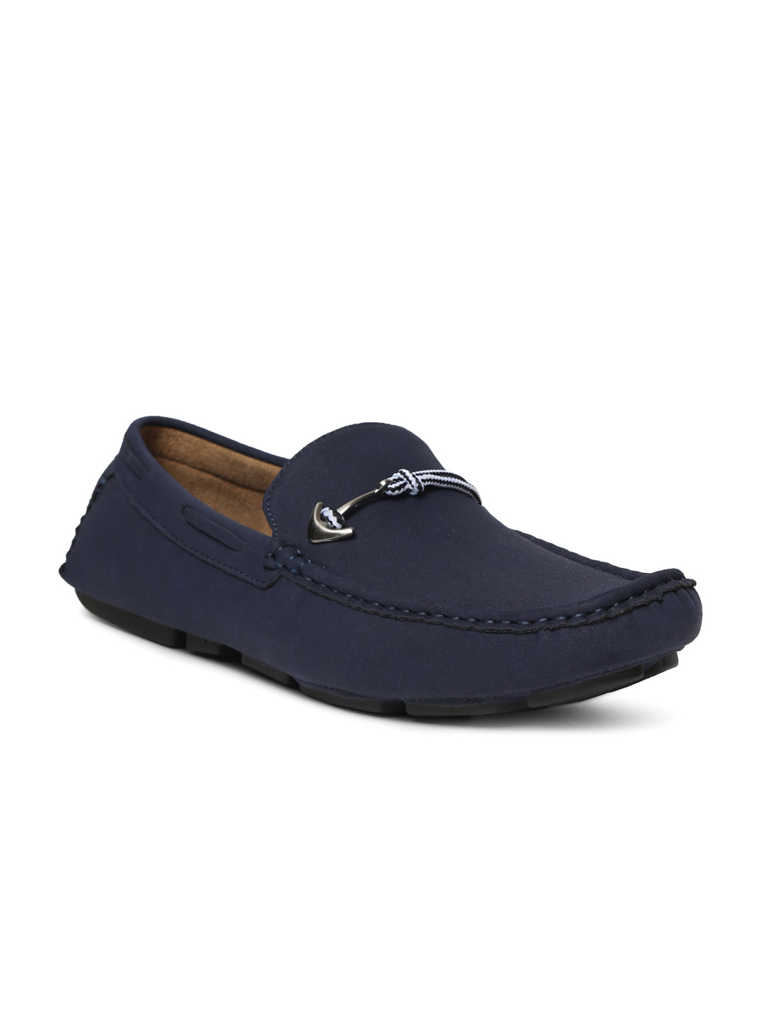 Buy CODE By Lifestyle Men Navy Blue Loafers - Casual Shoes for Men ...