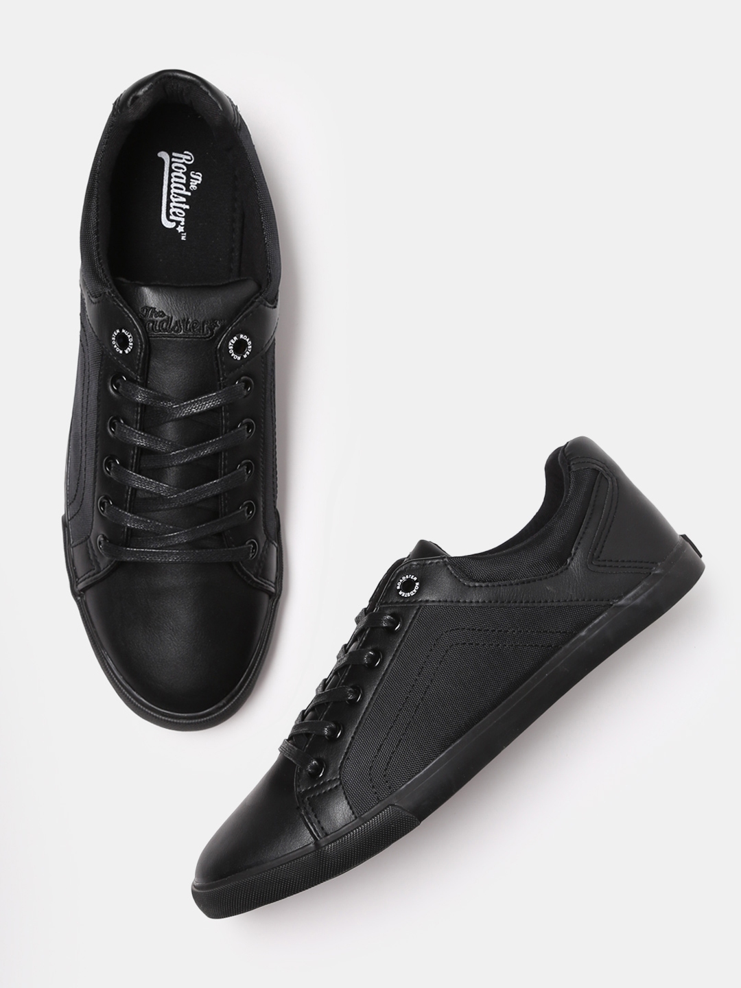 roadster shoes black sneakers