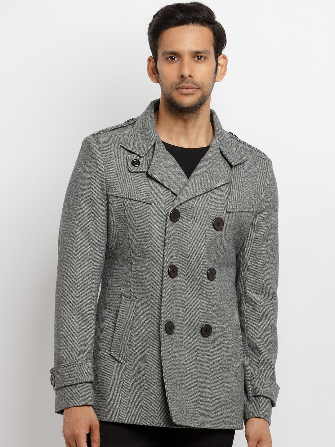 Buy Status Quo Men Black Tailored Jacket Jackets for Men 20399760