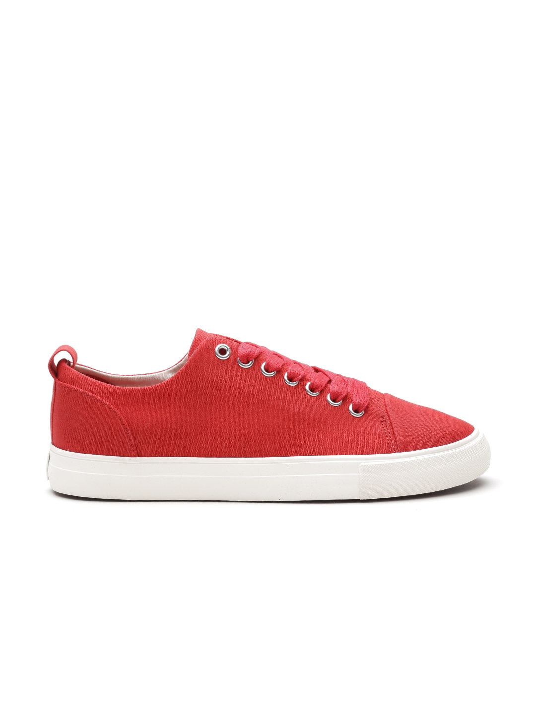 Buy United Colors Of Benetton Men Red Sneakers - Casual Shoes for Men ...