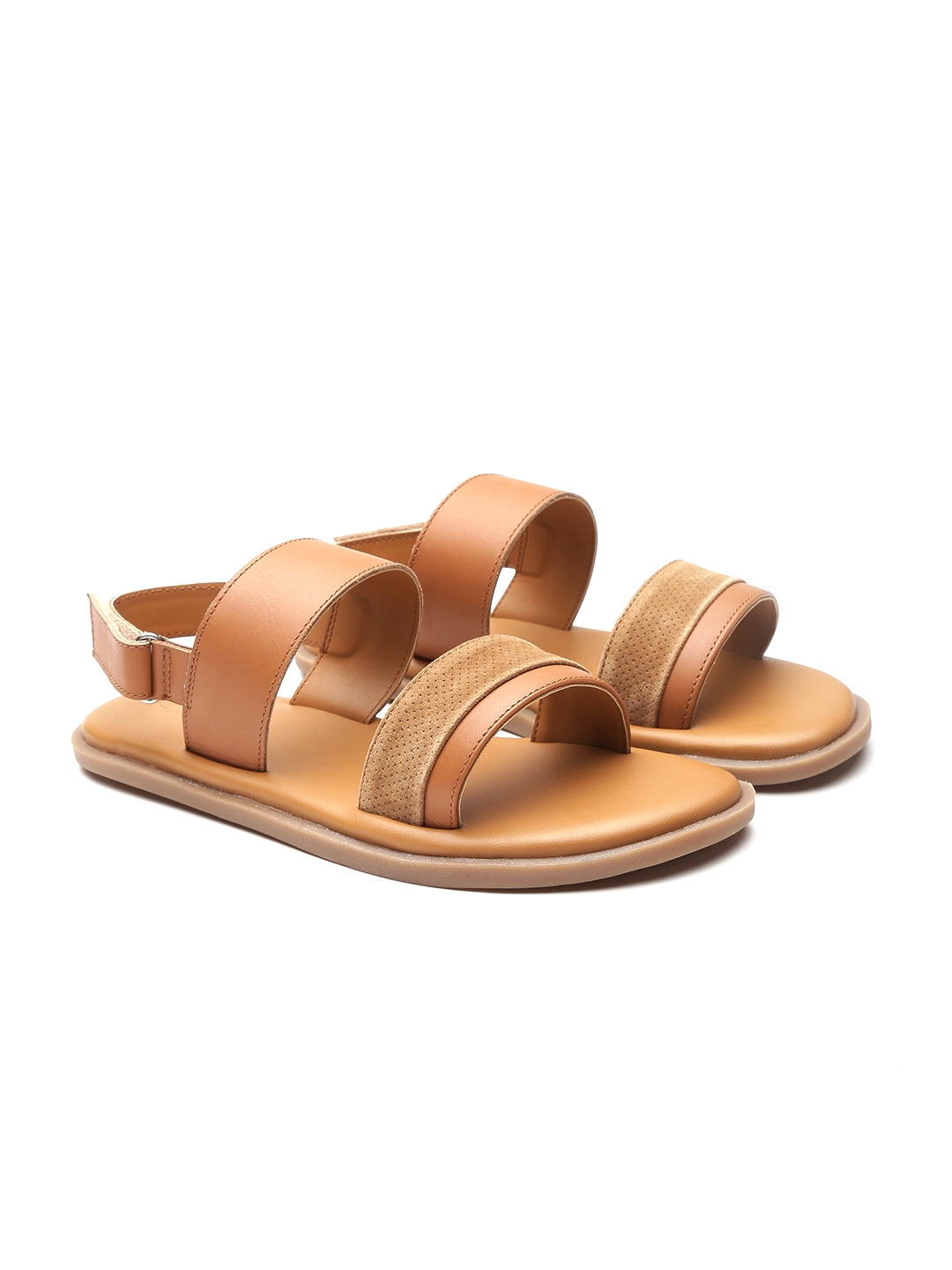 united colors of benetton men's leather sandals and floaters