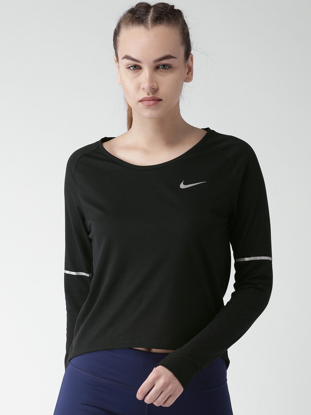 womens nike black shirt