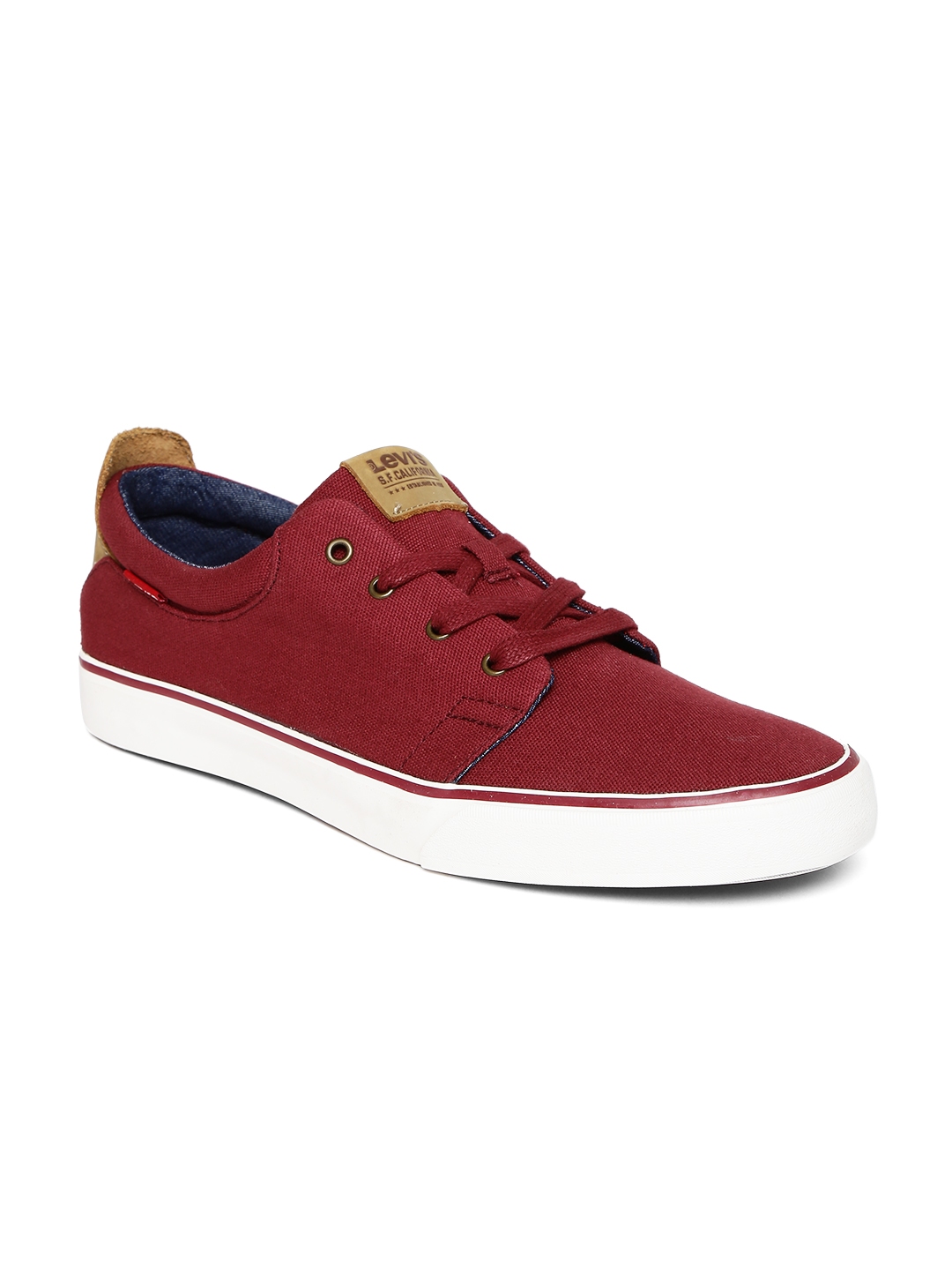 Buy Levis Men Red Sneakers - Casual Shoes for Men 2042614 | Myntra